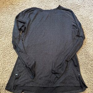 Lululemon Men's Black Long Sleeve athletic Shirt